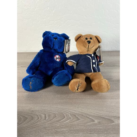 Tony Gwynn Padres Plush Bears- 300 Hits- Signature Series- Set of 2- NWT - Picture 1 of 5